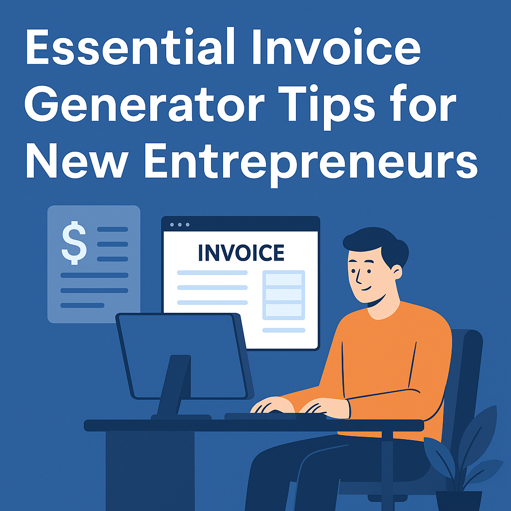 Essential Invoice Generator Tips for New Entrepreneurs